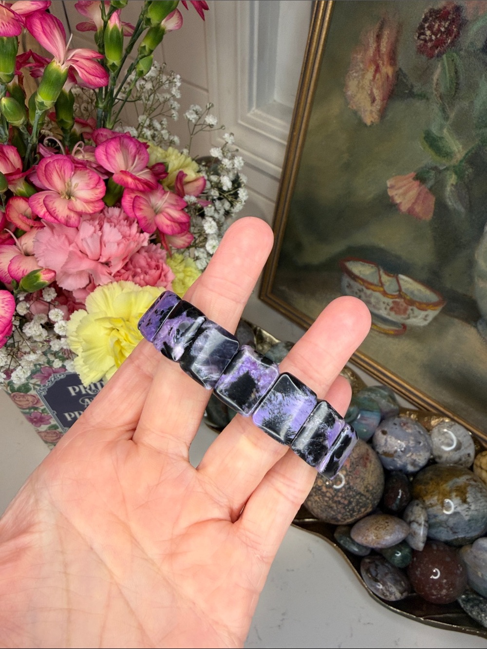 Charoite Soft Bangle: B1257